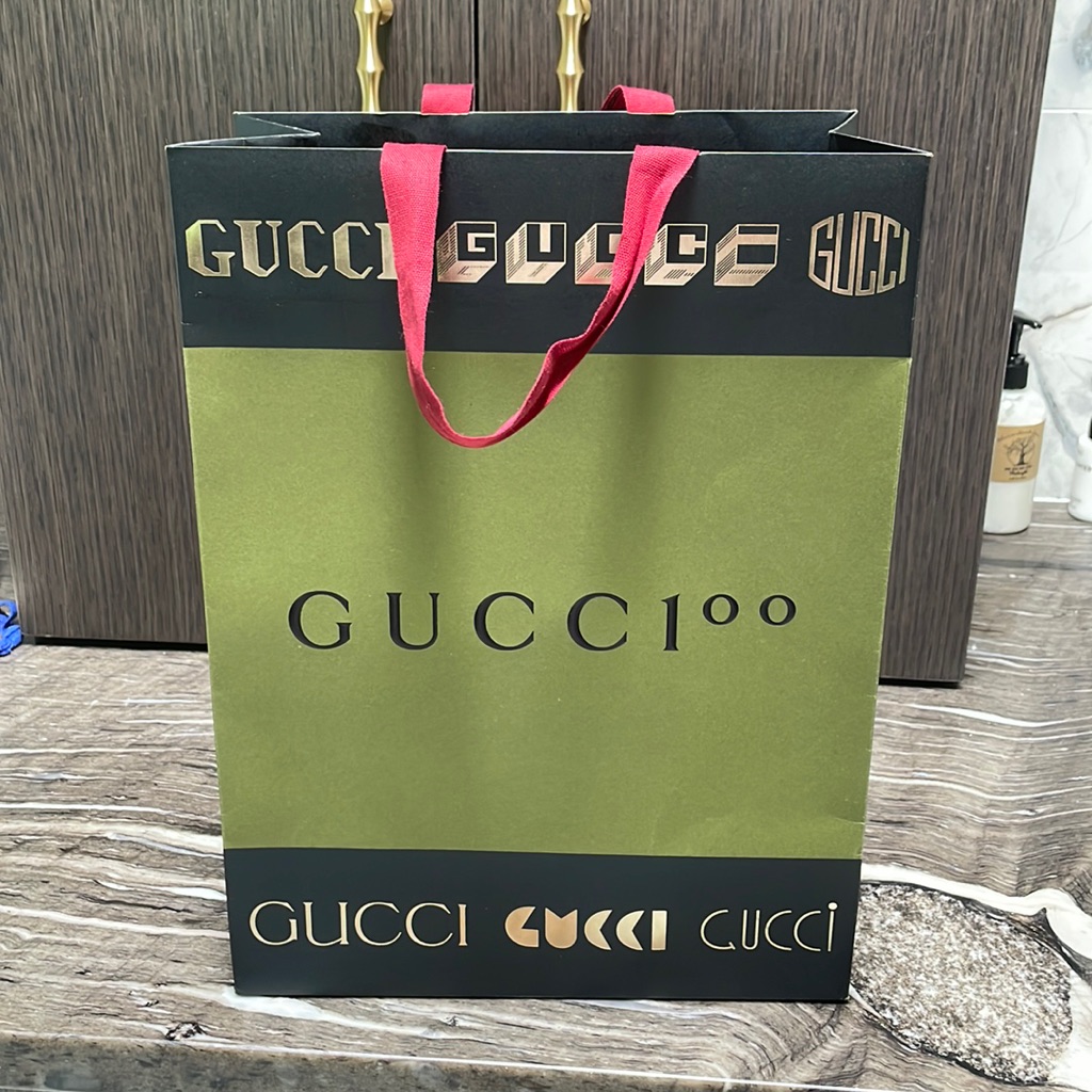 Gucci Paper Shopping Bag